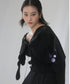Abstract Cut-Out Crop Jacket